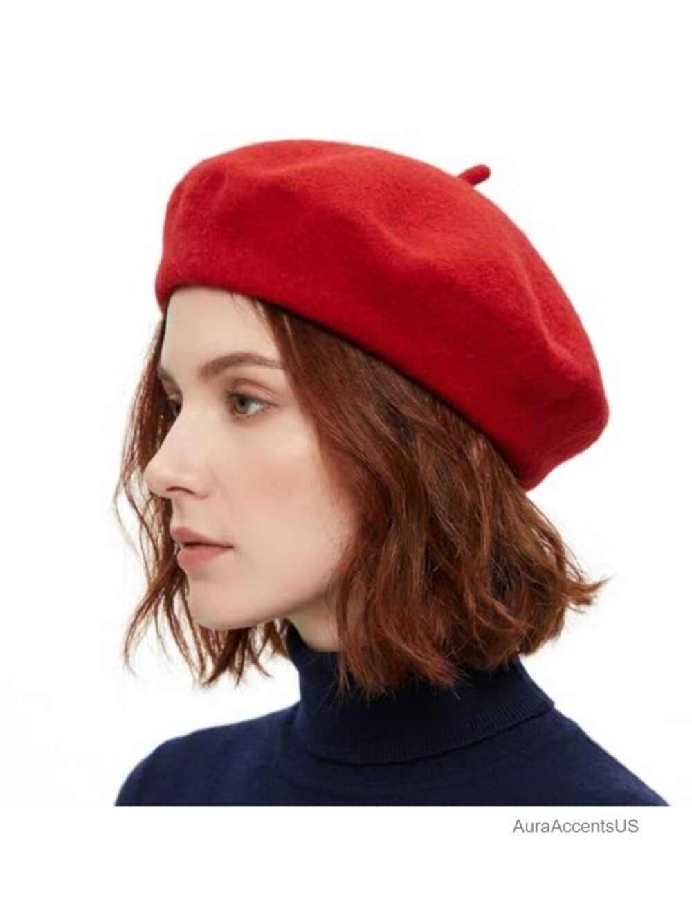 Wool Beret Hat Classic Painter Beanie French Blend